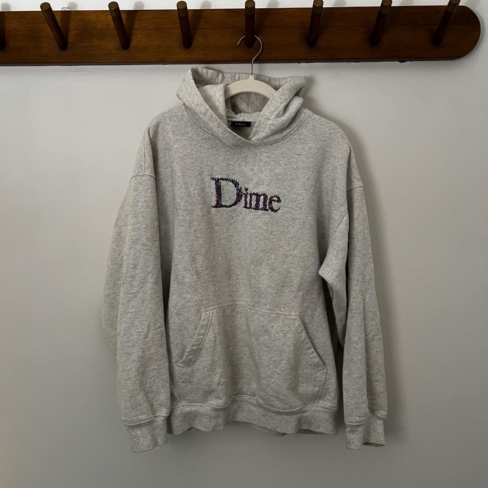 Dime Scribble Classic Logo Pullover – L